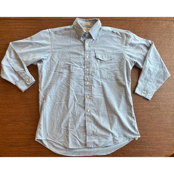 L.L. Bean Shirts Vintage Ll Bean Made In Usa Button Down Shirt Mens Size 733 Poshmark